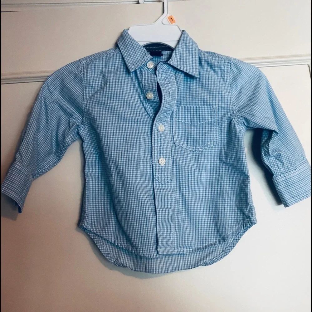 Baby Gap Light Blue Button Down Shirt